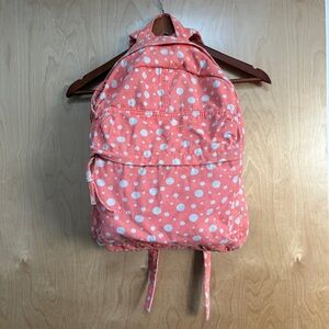 Urban Outfitters / UO BDG Compact backpack in Orange polka dot canvas